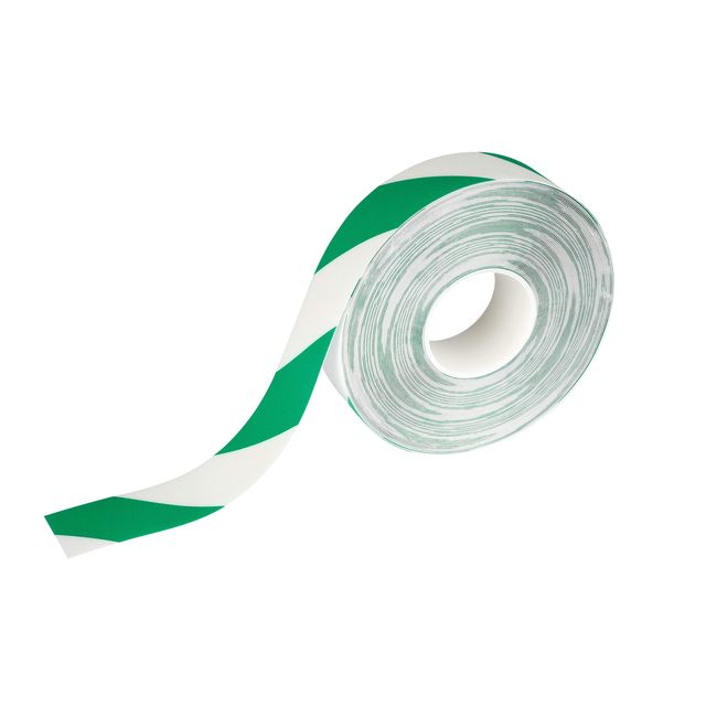 Langlebig - Bodenmarkierung DURALINE 50mmx30m grün-weiß