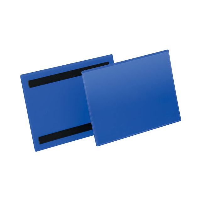 Langlebig - Dokumentabdeckung Langlebiger magnetischer A5 blau liegend