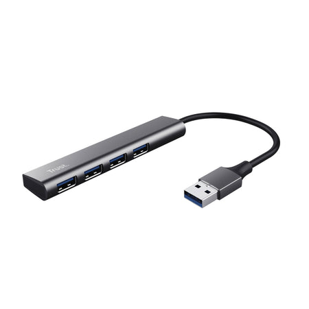 Trust - Hub Halyx 4-Port USB-A Silber