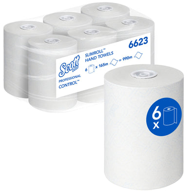 Scott - Handtuchrollenkontrolle Slimroll 1 Schicht 6623