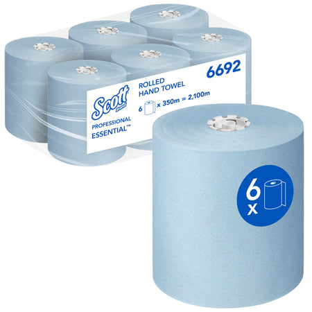 Scott - Handtuchrolle 1 Lage 350m blau