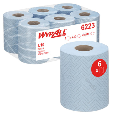 WypAll - Reinigungspapier L10 1 Lage 430 Blatt blau