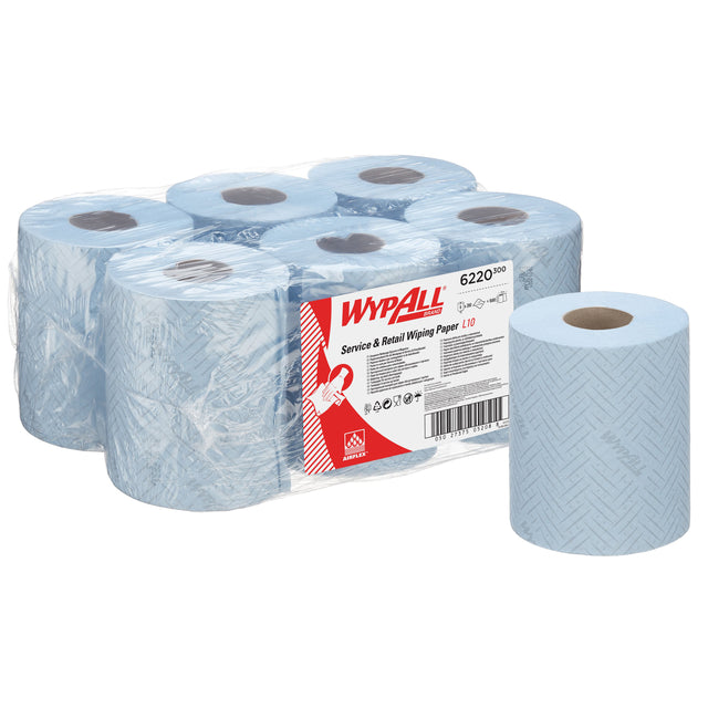 WypAll - Reinigungspapier L10 1 Lage 280 Blatt blau