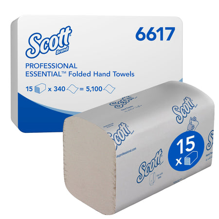 Scott - Handtuch Essential 1 Lage 200x212mm weiß