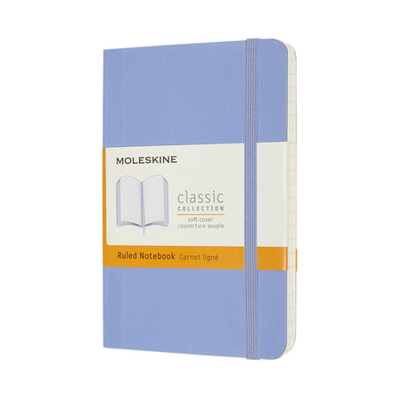 Moleskine – Notebook-Tasche 90 x 140 mm, Linie Softcover, Hortensienblau