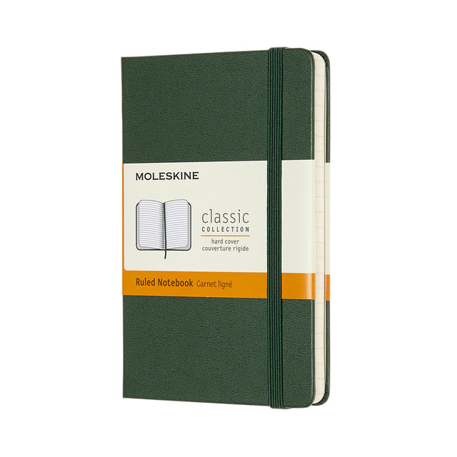 Moleskine – Notebook-Tasche 90 x 140 mm Line Hardcover Myrtengrün