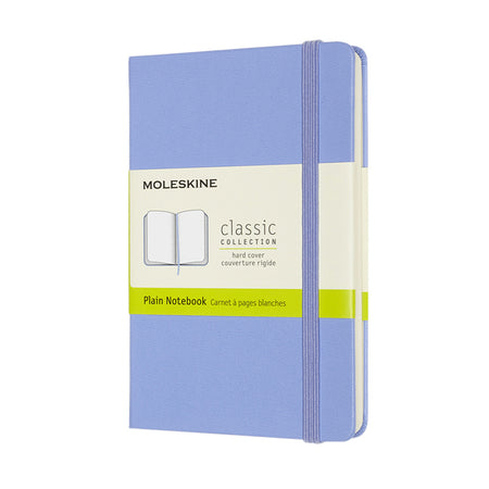 Moleskine – Notebooktasche 90 x 140 mm, blanko, fester Einband, Hortensienblau