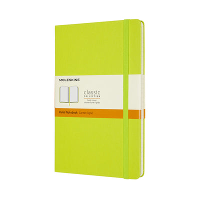 Moleskine – Notizbuch groß, 130 x 210 mm, Hardcover, zitronengrün