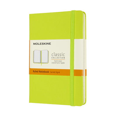Moleskine – Notebook-Tasche 90 x 140 mm, Hardcover, zitronengrün