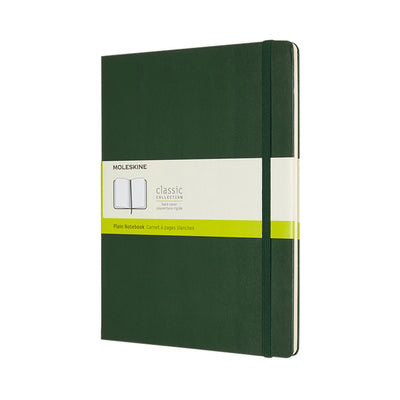 Moleskine – Notizbuch XL 190 x 250 mm, blanko, Hardcover, Myrtengrün