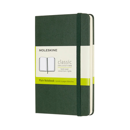 Moleskine – Notebook-Tasche 90 x 140 mm, blanko, Hardcover, Myrtengrün