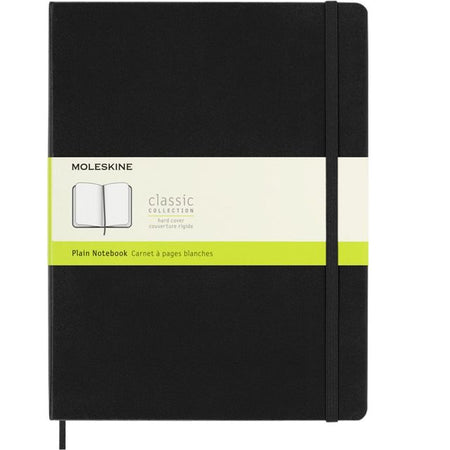 Moleskine – Notizbuch XL 190 x 250 mm, blanko, Hardcover, schwarz