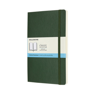 Moleskine – Notizbuch groß, 130 x 210 mm, Punkte, weicher Einband, schwarz