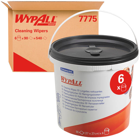 WypAll - Reinigungstucheimer 1 Lage 6x90 Blatt grün