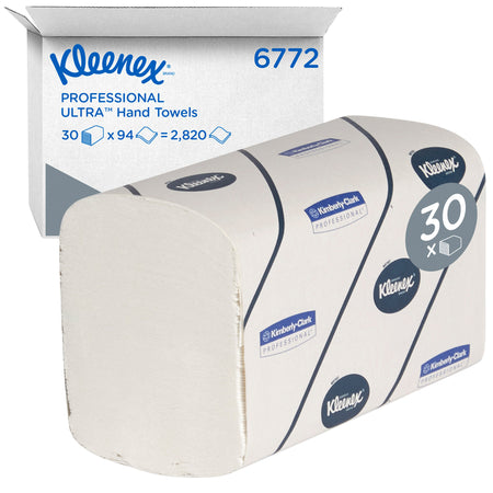 Kleenex - Ultra 2-lagiges Handtuch 215x415mm weiß