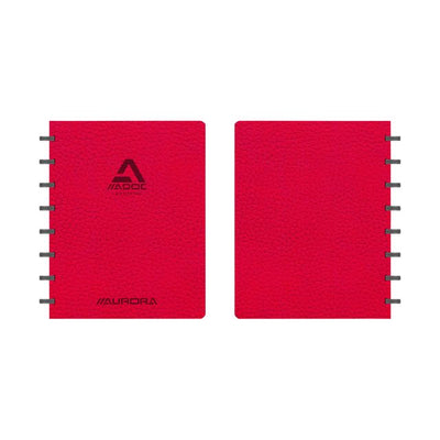 Aurora - Business-Notizbuch A5-Linie 144 Seiten 90gr rot