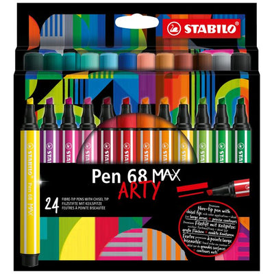 STABILO - Filzstift Pen 68 Max Arty sortiertes Etui mit 24 Stück