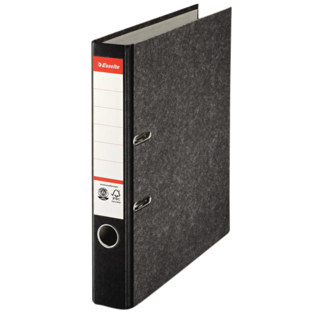 Esselte - Ordner Standard A4 50mm Wolkenkarton schwarz