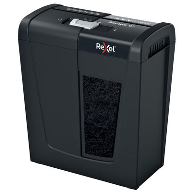 Rexel - Aktenvernichter Secure S5 Streifen 6 mm