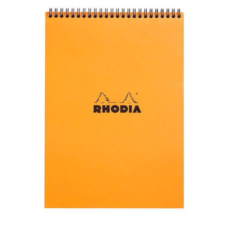 Rhodia - Spiralblock A4-Linie 160 Seiten 80gr orange | 5 Stück