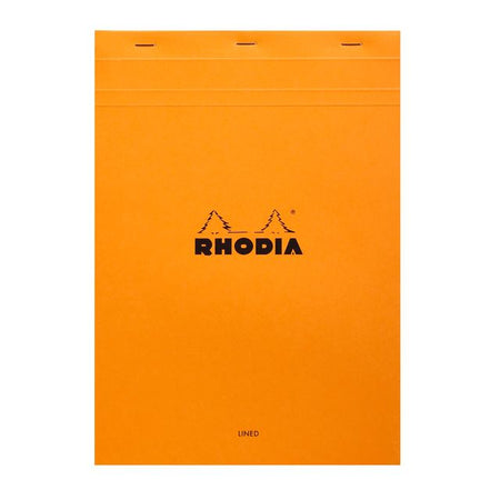 Rhodia - Schreibblock A4 Linie 80 Blatt 80gr Orange