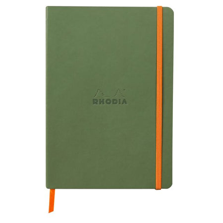 Rhodia – Notizbuch A5-Linie, 80 Blatt, 90 g, Salbeigrün