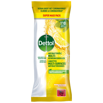 DETTOL - Reinigungstücher antibakteriell Citrus 110 Stück