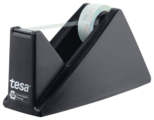 Klebebandhalter tesa 59045 schwarz mit 1 Rolle 19mmx10m | 1 Stück