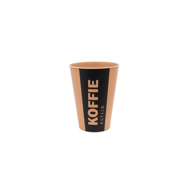 IEZZY Catering und Cate - Becher 180ml wiederverwendbar Always Coffee 20 Stück braun | 16 Stück