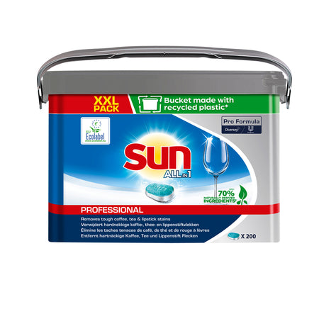 Sun - Geschirrspültabs Pro Formula All-in-one XXL 200 Stück