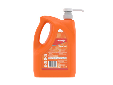 SC Johnson Professio - Handreiniger scj swarfega orange 4l mit Pumpe | 4 Stück