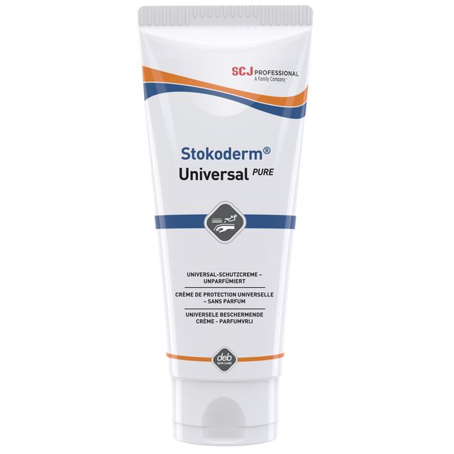 SC Johnson Professio - Handcreme SCJ Stokoderm Universal Pure parfümfrei 100 ml | 12 Stück