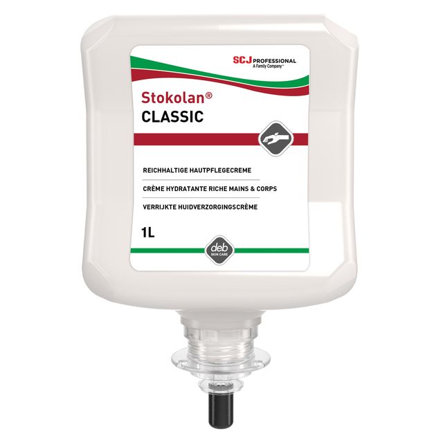 SC Johnson Professio - Handcreme SCJ Stokolan Classic 1Liter | 6 Stück