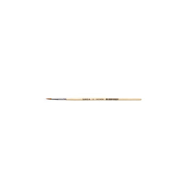 Qrea - Pinsel Kunsthaar Nr. 2 Breite 3,0 mm | 12 Stück
