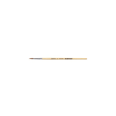 Qrea - Pinsel Kunsthaar Nr. 5 Breite 3,5 mm | 12 Stück