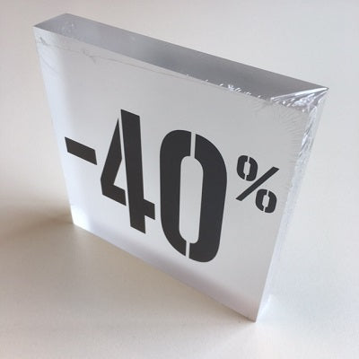Klika - Acryl-Rabattblock -40 % matt transparent 8 Stück