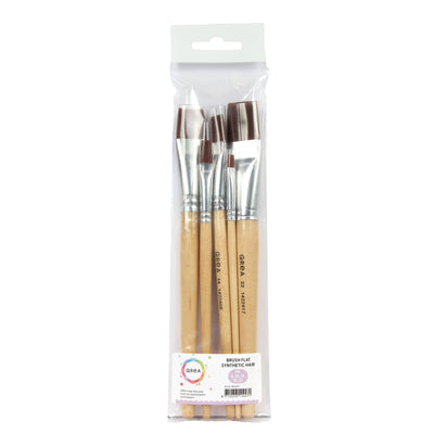 Qrea – Synthetikpinsel-Set mit 5 Breiten