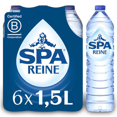Spa - WaterReine blaue PET-Flasche 1,5 Liter