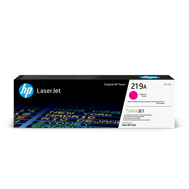 HP - Tonerkartusche w2193a 219a rot