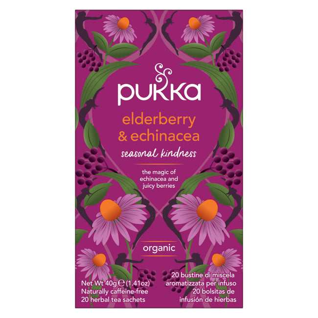 Pukka - Tee Holunder und Echinacea 20 Beutel