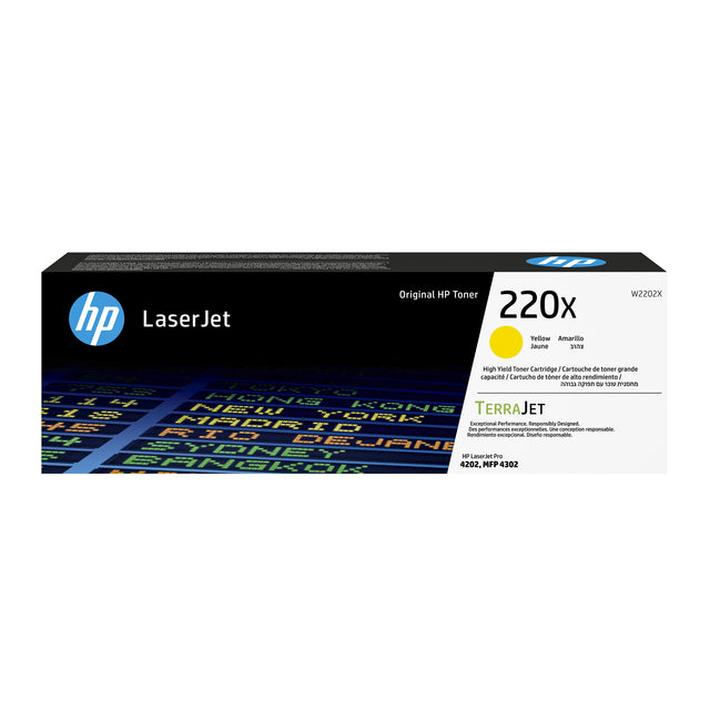HP - Tonerkartusche w2202x 220x gelb