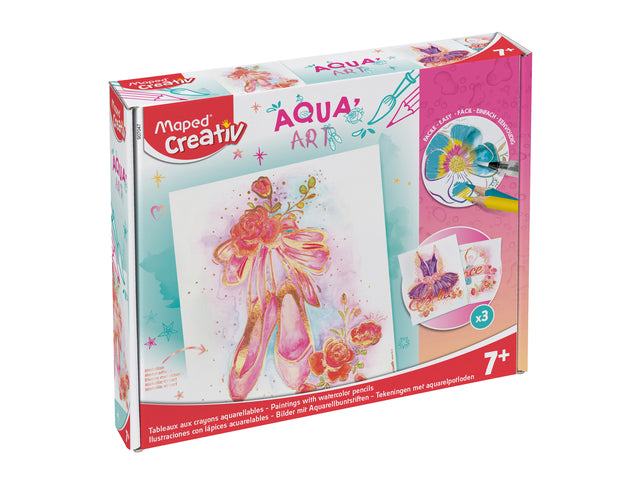 Hobbyset Maped Creativ Aqua Art Ballet 14-teilig | Teile einen 1 Satz