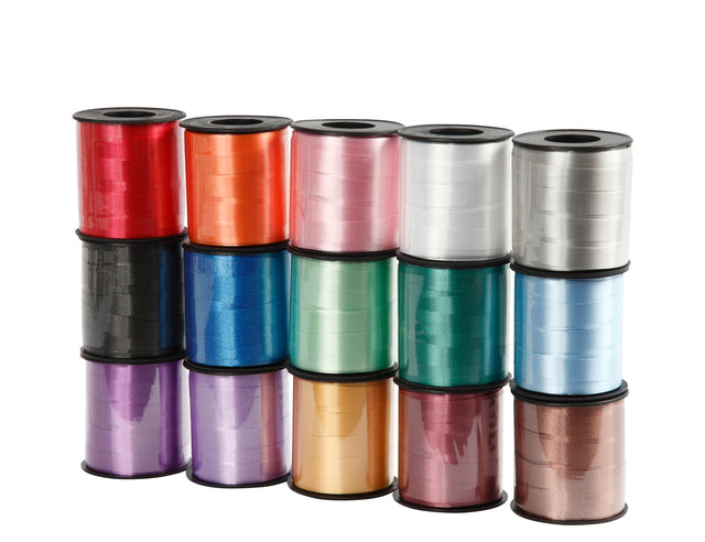 Kräuselband Creativ Company Box mit 15 Farben | Karton mit 15 Stück