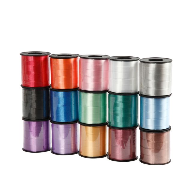 Creotime - Kräuselband Creativ Company 50 Meter x 10 mm Box mit 15 Farben