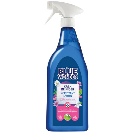 Blue Wonder - Sanitärreiniger Kalkreiniger Spray 750ml | 6 Stück