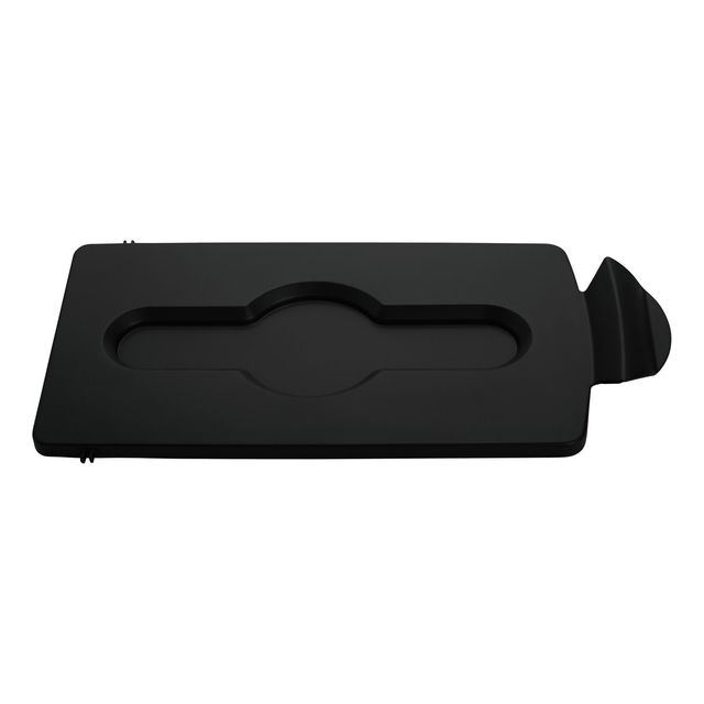 Rubbermaid – Deckel Slim Jim RS geschlossen schwarz