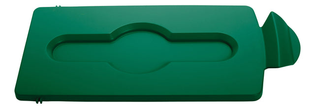 Deckel Rubbermaid Slim Jim RS geschlossen grün | 1 Stück