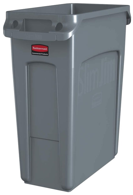 Abfallbehälter Rubbermaid Slim Jim VT 60l grau | 1 Stück