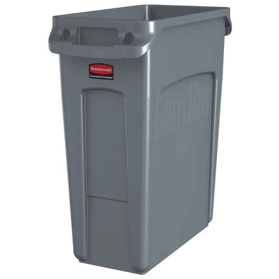 Handelsprodukte von Rubbermaid – Abfallbehälter Slim Jim VT 60l grau
