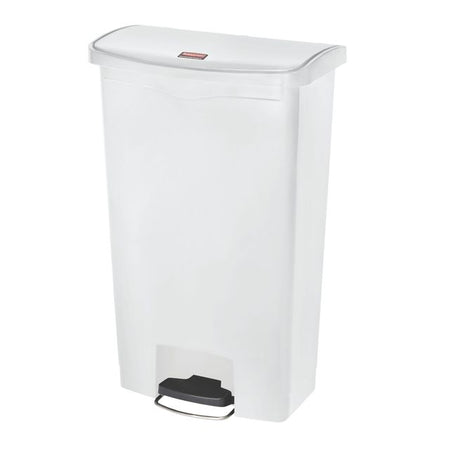 Rubbermaid – Treteimer Slim Jim Step on 68l weiß